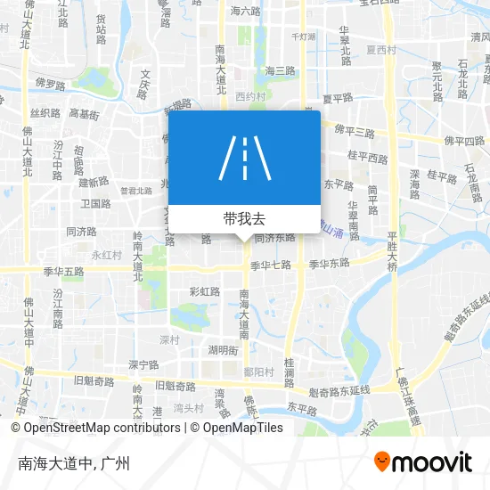 南海大道中地图