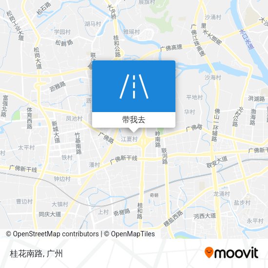 桂花南路地图