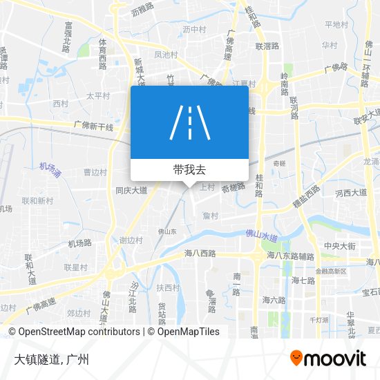 大镇隧道地图