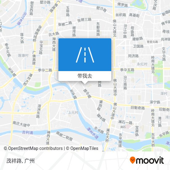 茂祥路地图