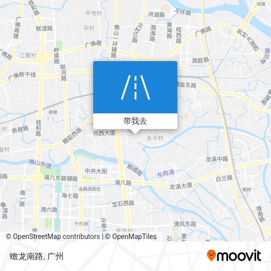 蟾龙南路地图