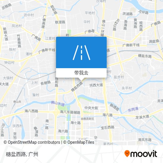 穗盐西路地图