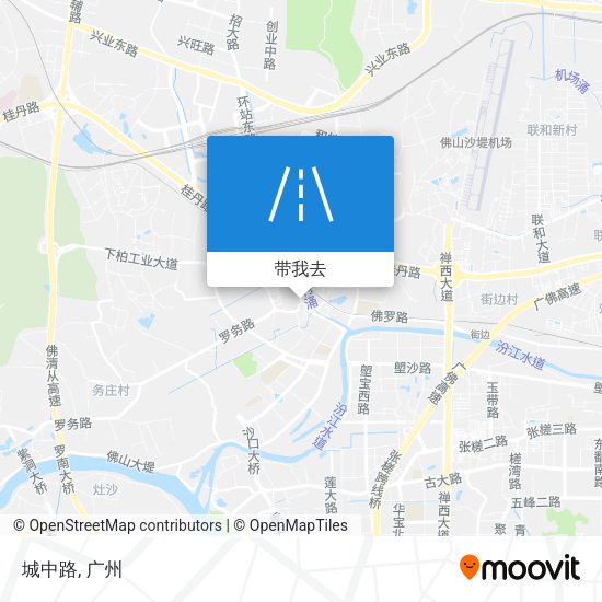 城中路地图