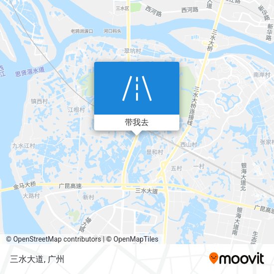 三水大道地图