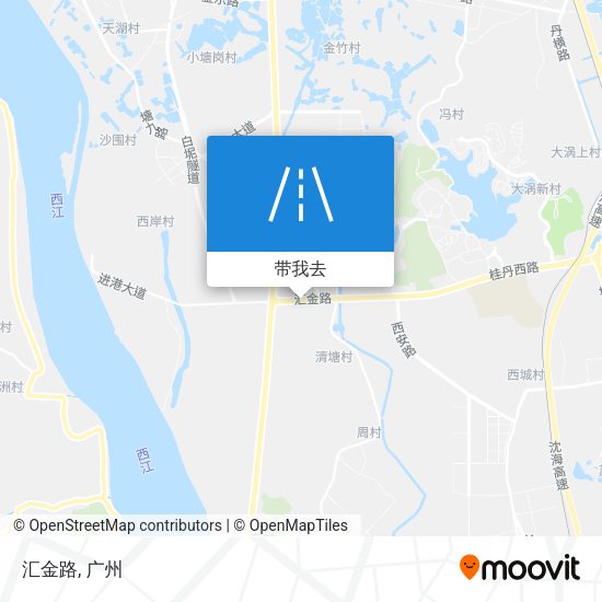 汇金路地图