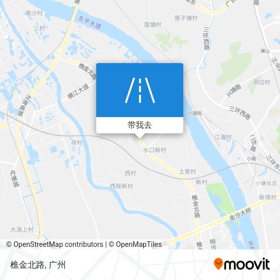 樵金北路地图