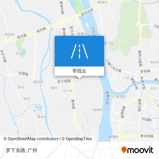 罗下东路地图