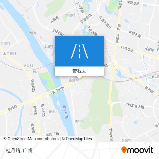 桂丹路地图