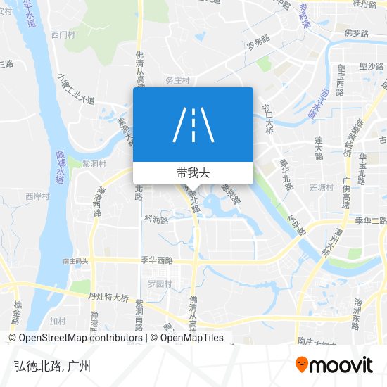 弘德北路地图