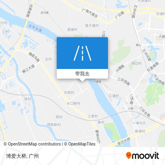 博爱大桥地图