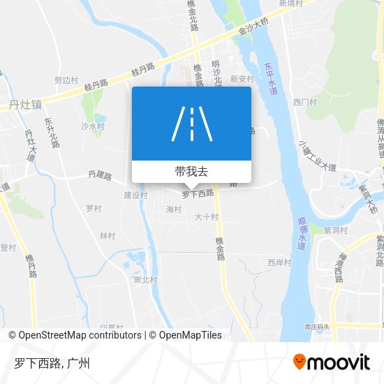 罗下西路地图