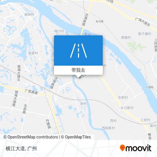 横江大道地图