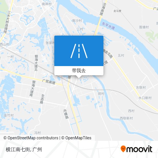 横江南七街地图