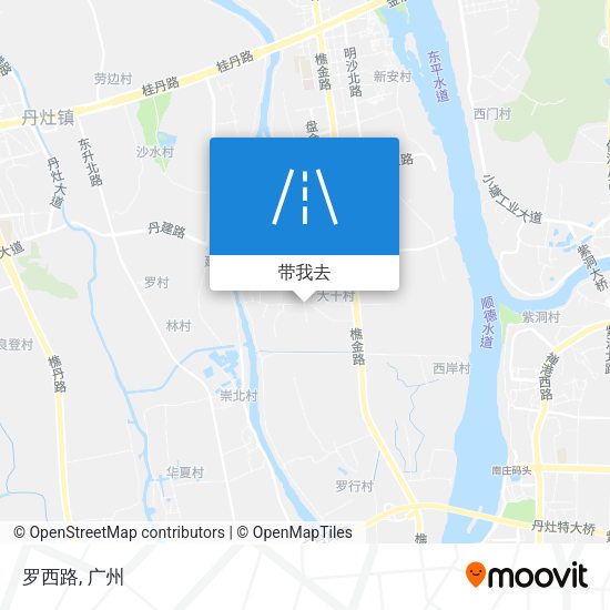 罗西路地图