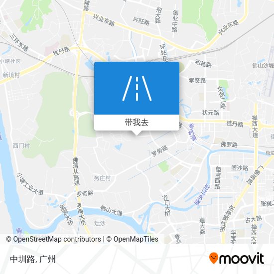 中圳路地图