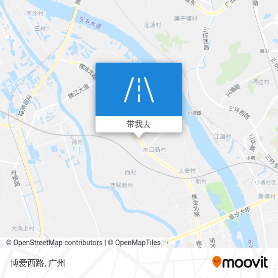 博爱西路地图