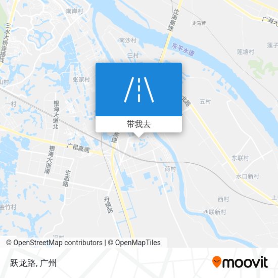 跃龙路地图