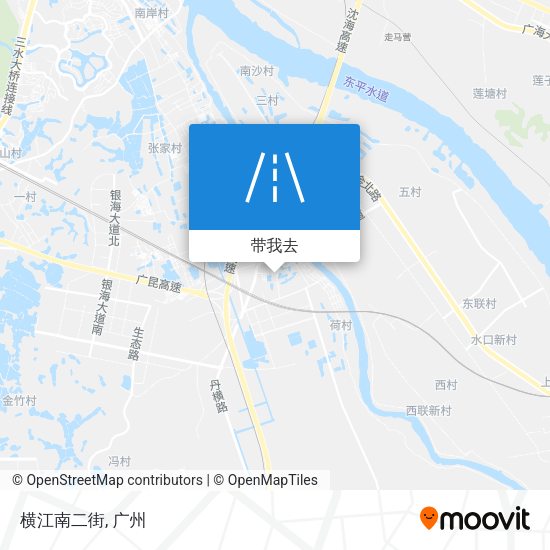 横江南二街地图