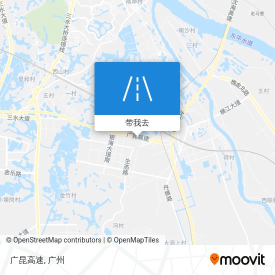 广昆高速地图