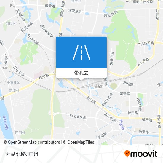 西站北路地图