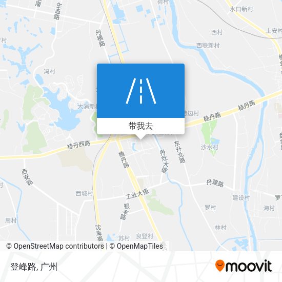 登峰路地图