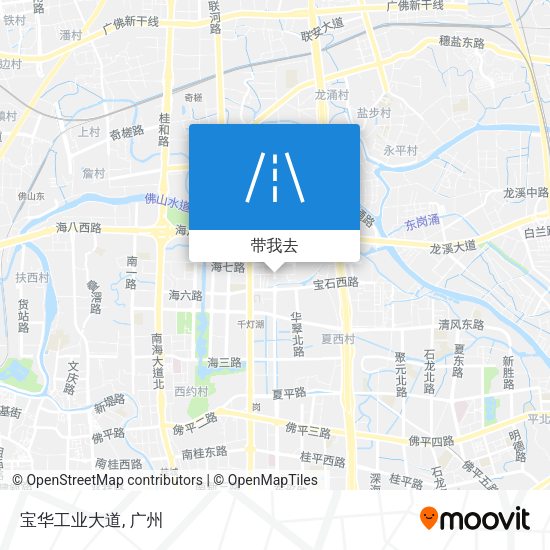 宝华工业大道地图