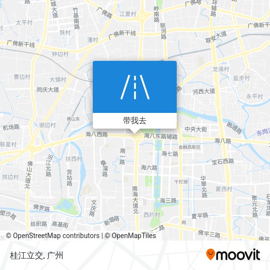 桂江立交地图