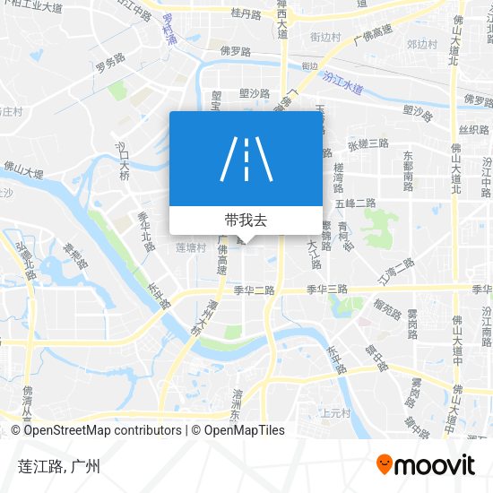 莲江路地图