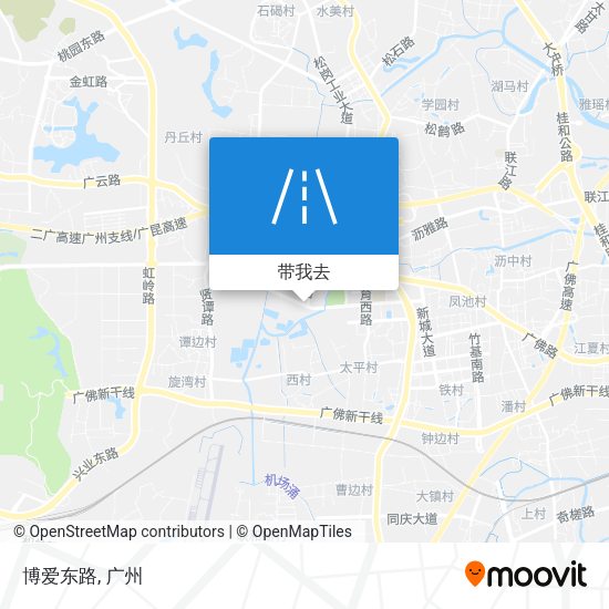 博爱东路地图