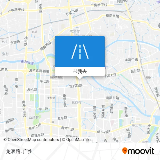 龙表路地图