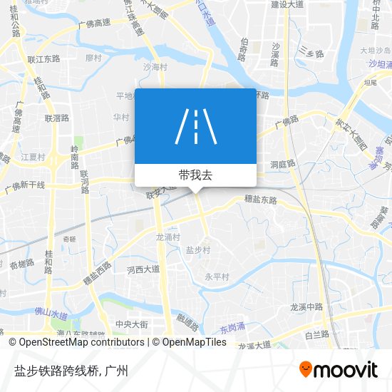 盐步铁路跨线桥地图