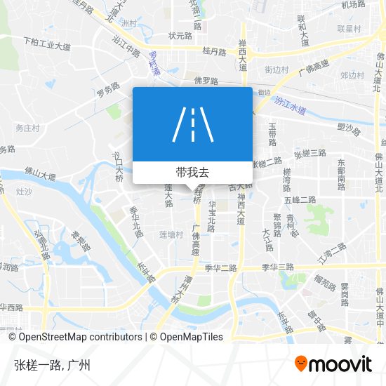 张槎一路地图