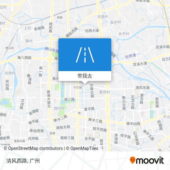清风西路地图
