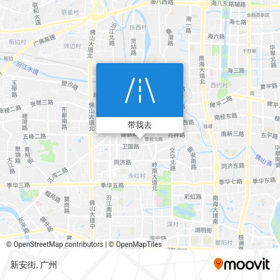新安街地图