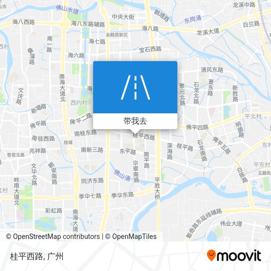 桂平西路地图