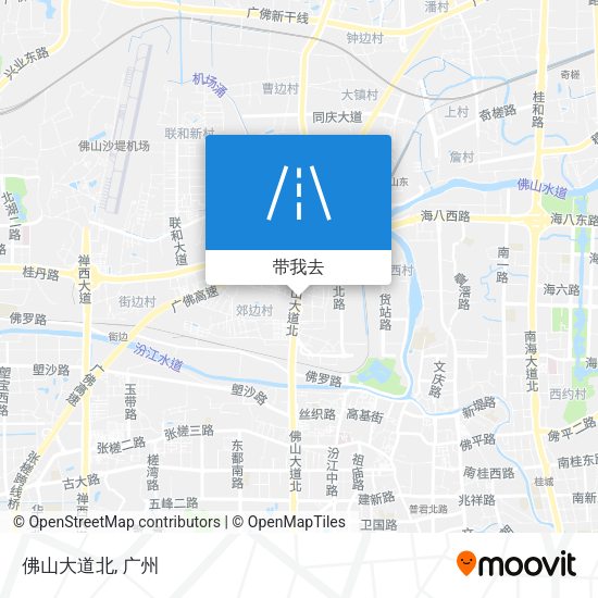 佛山大道北地图