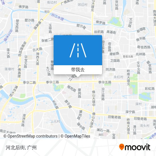 河北后街地图