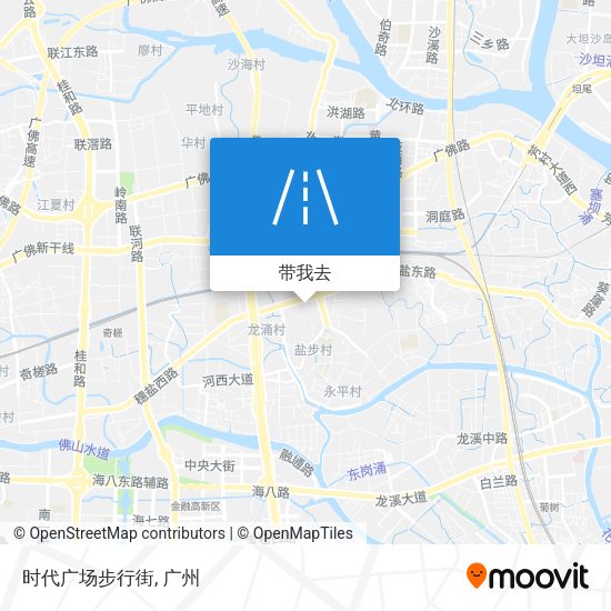 时代广场步行街地图
