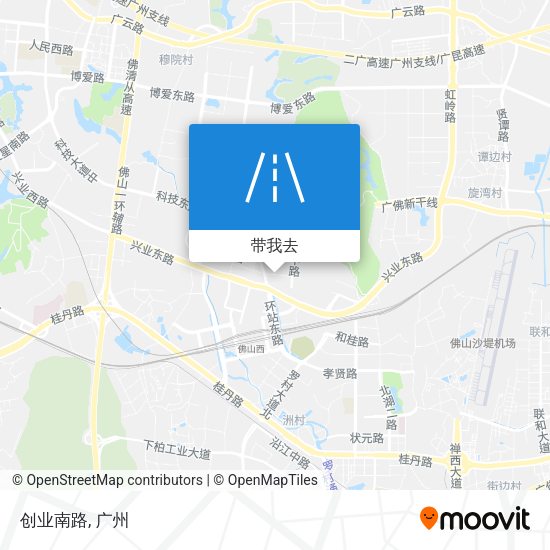 创业南路地图