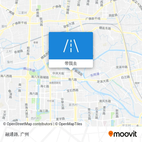 融通路地图
