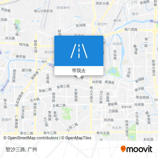 塱沙三路地图