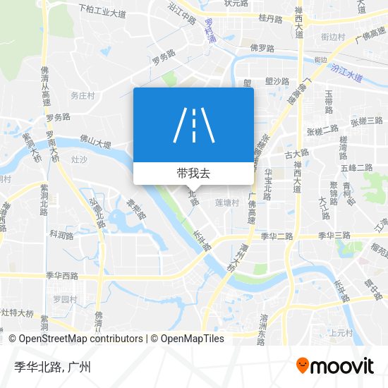 季华北路地图