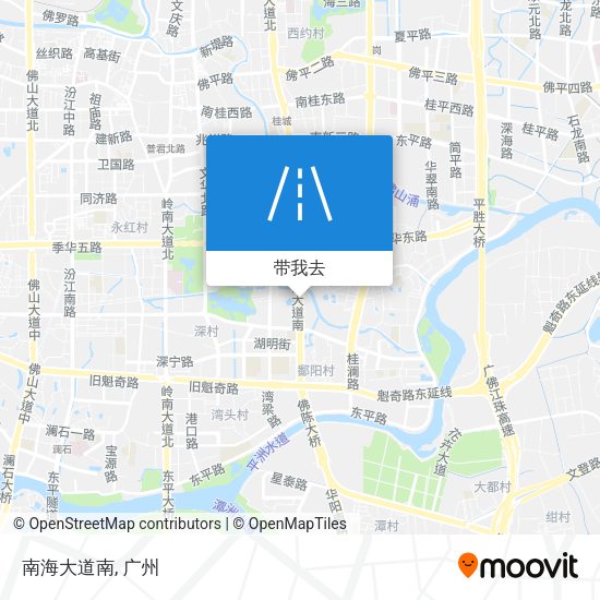 南海大道南地图