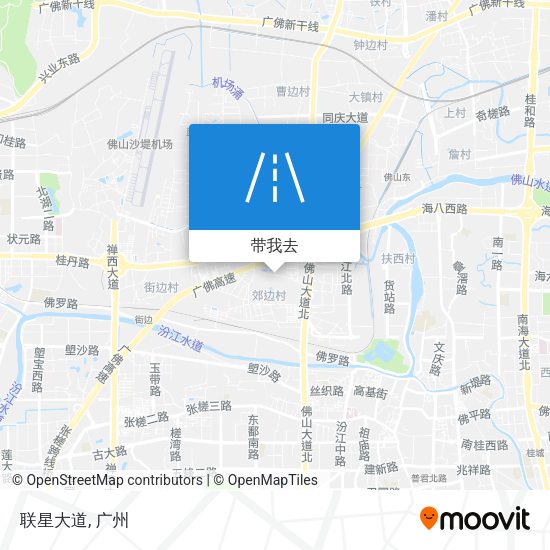 联星大道地图