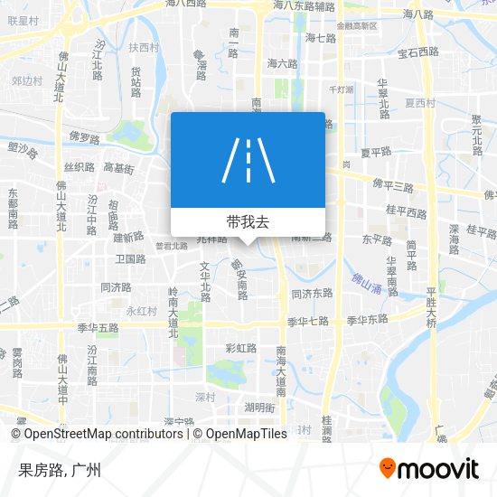 果房路地图