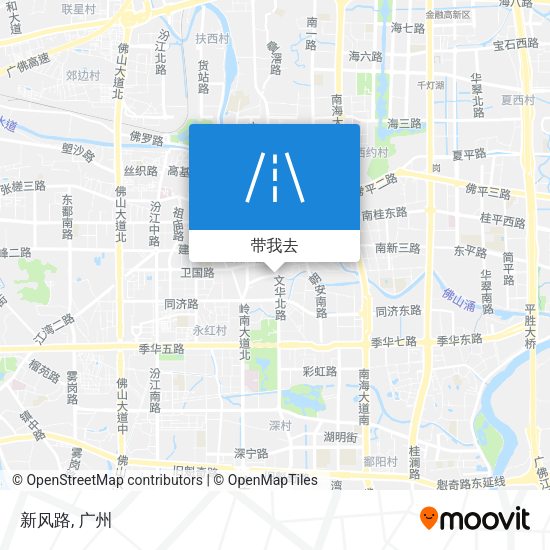 新风路地图