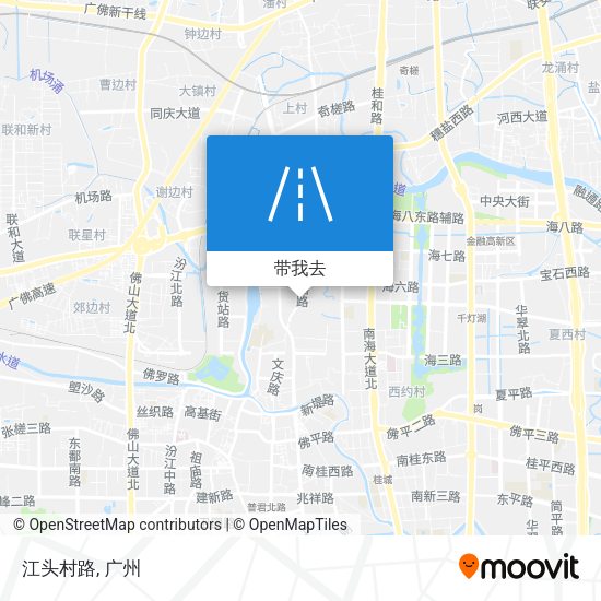 江头村路地图