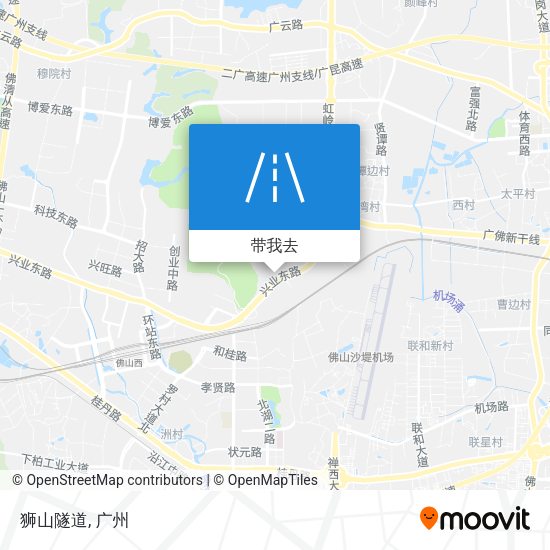 狮山隧道地图