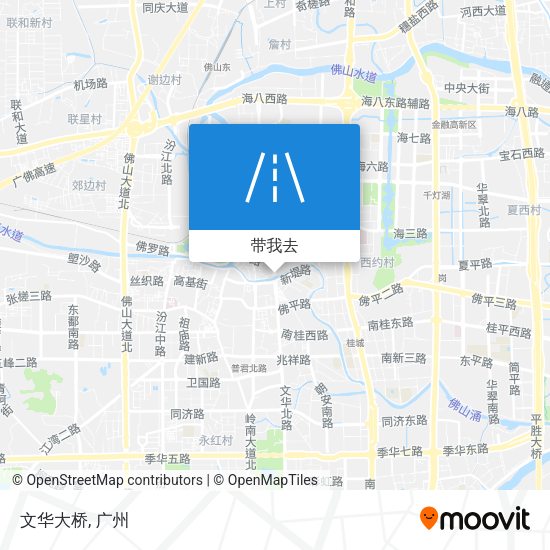 文华大桥地图