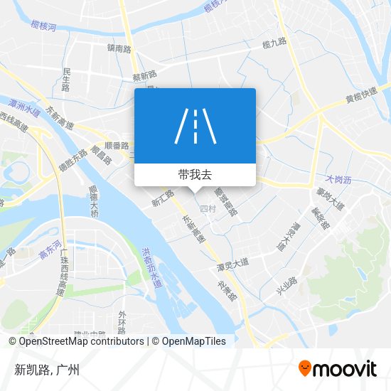 新凯路地图